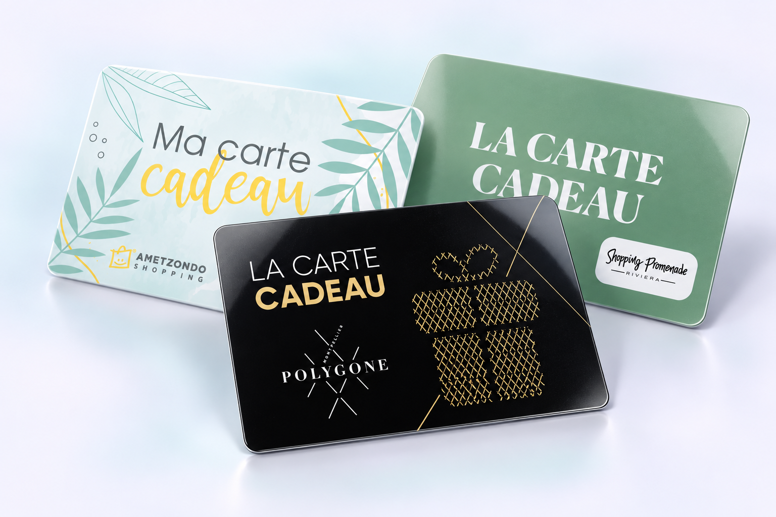 Présentation de cartes cadeaux locales KadoEnjoy