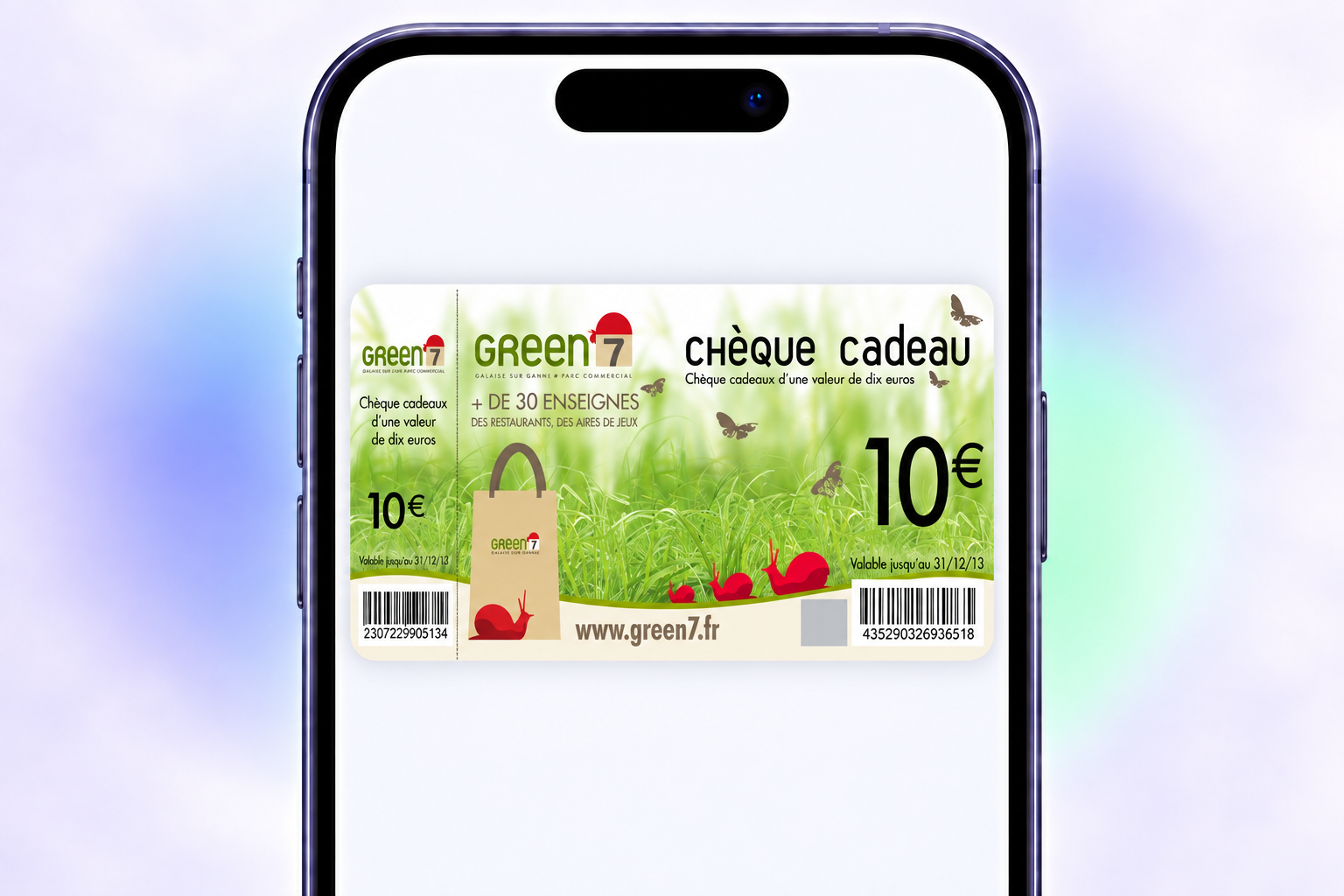 Présentation de e-chèques cadeaux locaux KadoEnjoy