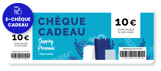 SHOPPING PROMENADE COEUR ALSACE_E-CHEQUE